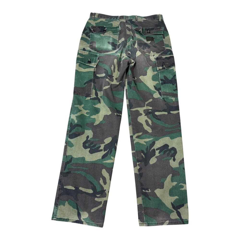 Vintage Liberty Overalls Cargo Camouflage Pants Men's 36x34 (Fits 35x34)
